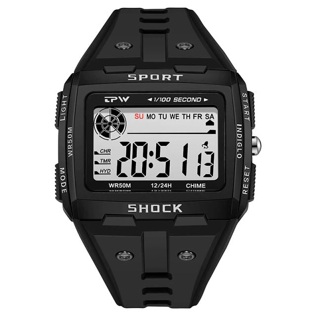 Relógio Militar | Raptor Sport Schock Relógio Militar | GA Leveza Store Preto 