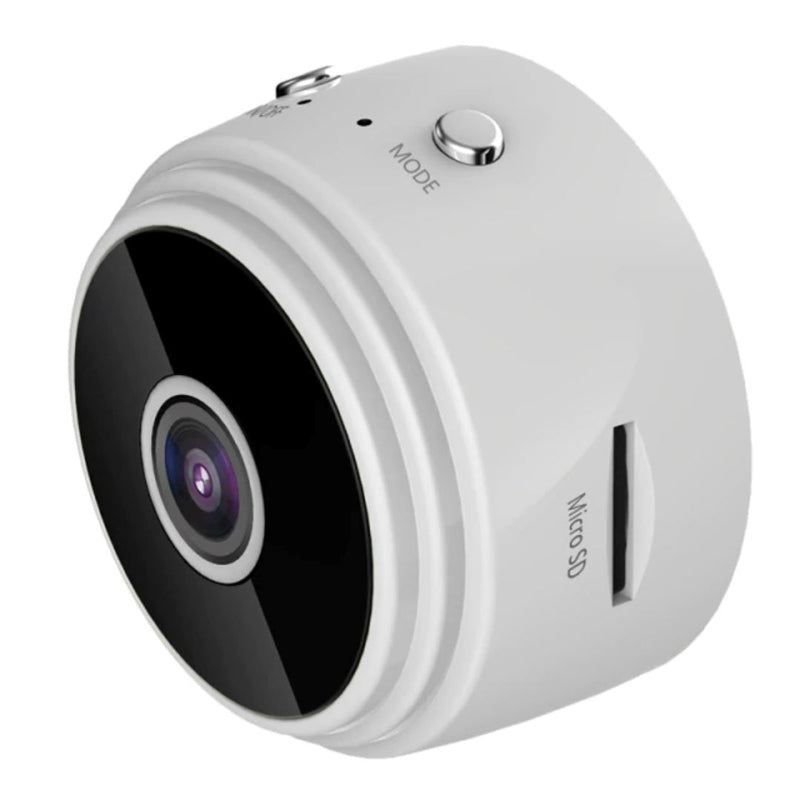 Mini Câmera Full HD Micro Câmera Full HD | GA Leveza Store Branco 