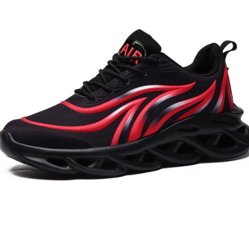 Tênis de Corrida Masculino - Athletic Shoes Tênis de Corrida Masculino Athletic Shoes | GA Leveza Store Preto e vermelho 39 